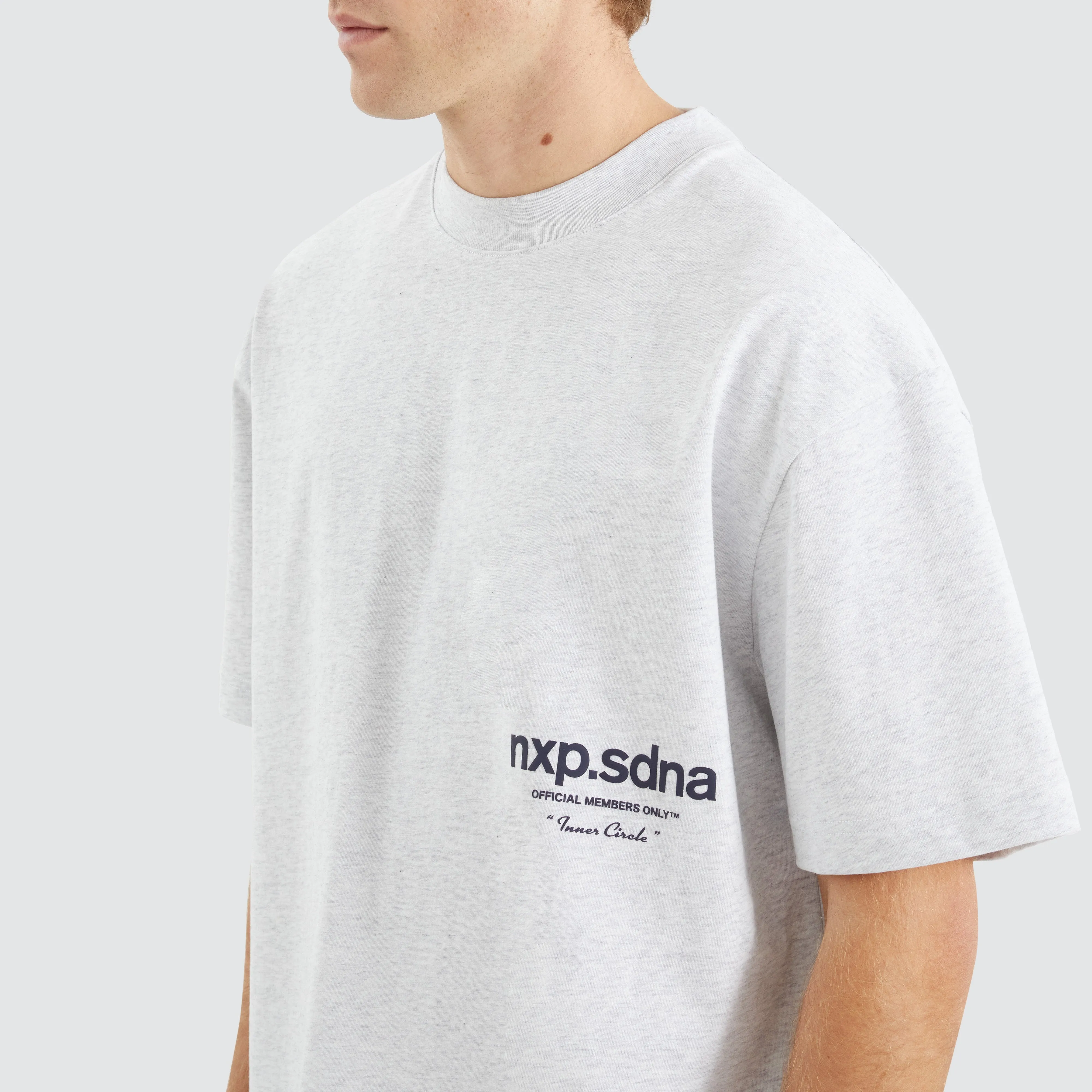 Contagent Street Tee Snow Marle