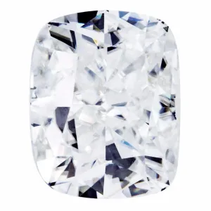 Crushed Ice Elongated Cushion First Crush FAB Moissanite Loose Stone