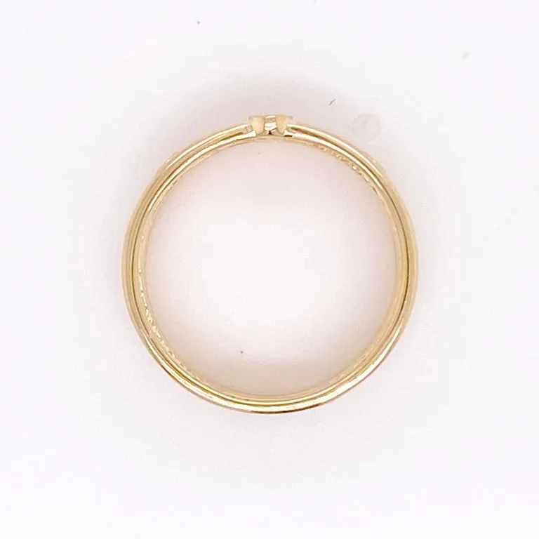 Diamond Station Layered Ring