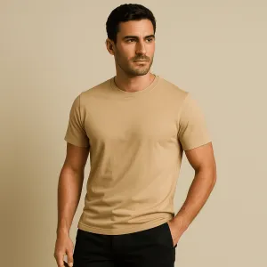 Domoir | Sculpted Cotton Crew Tee