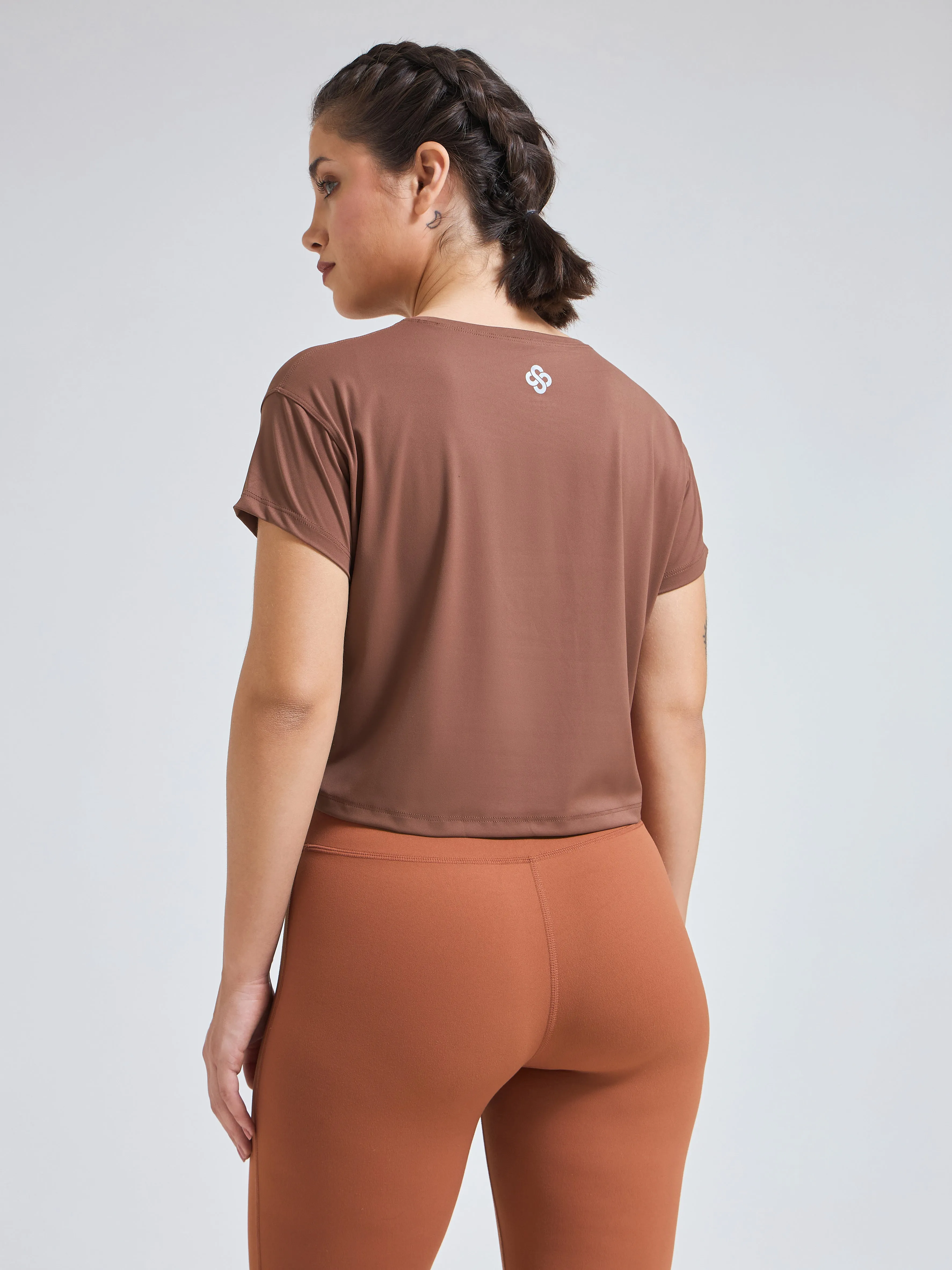 DryZone Minimalist oversized Crop Top