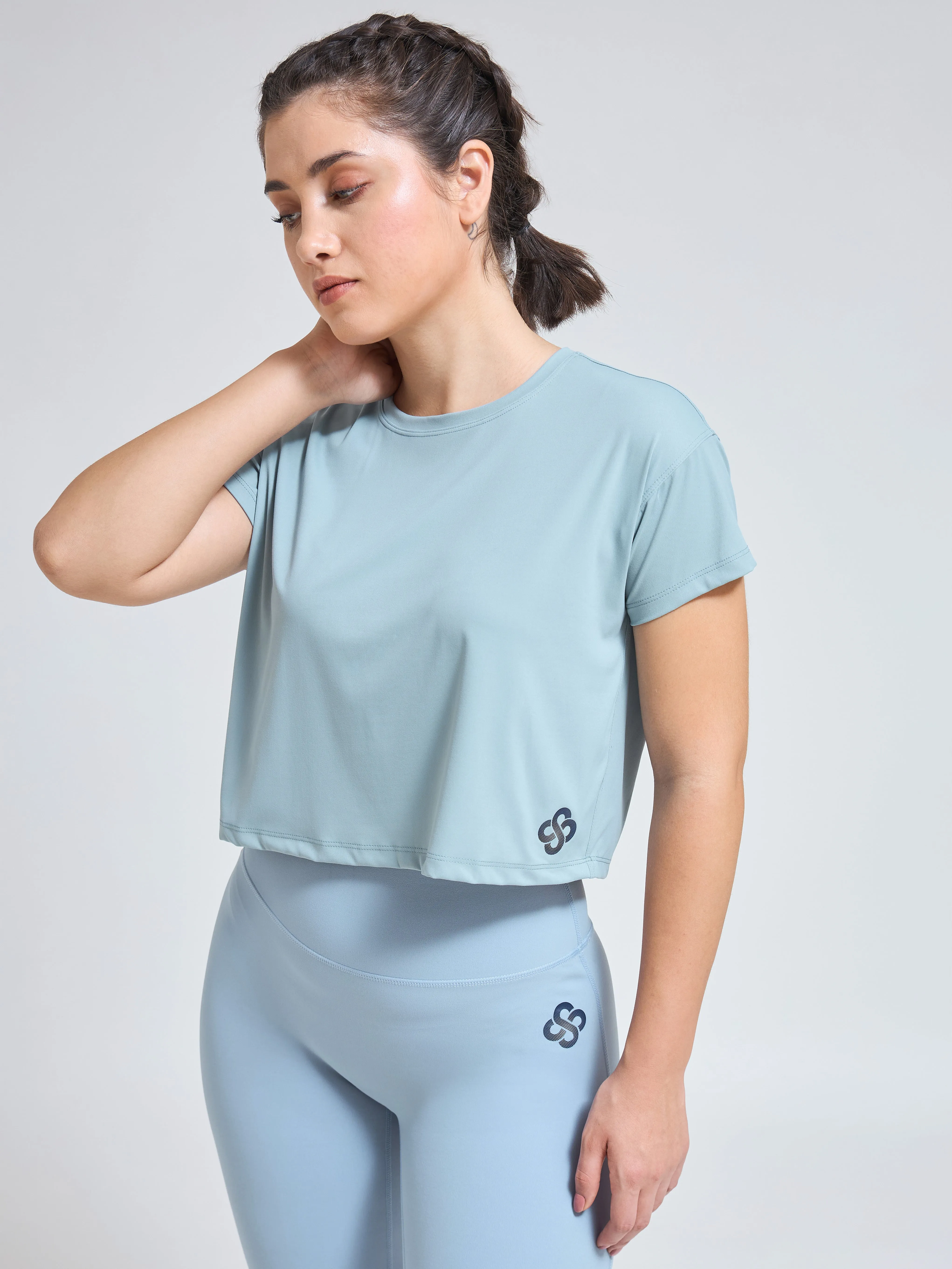 DryZone Minimalist oversized Crop Top