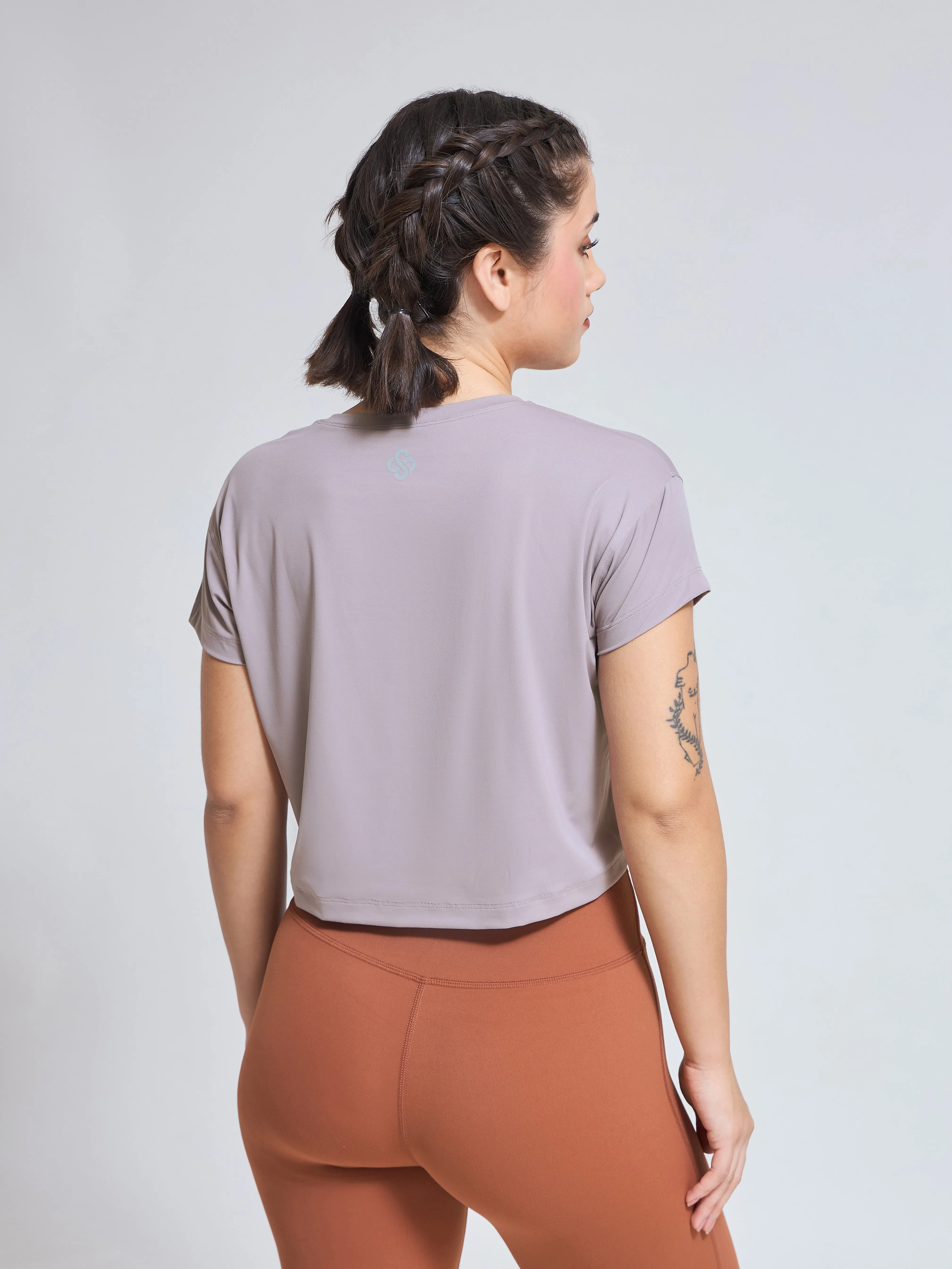 DryZone Minimalist oversized Crop Top