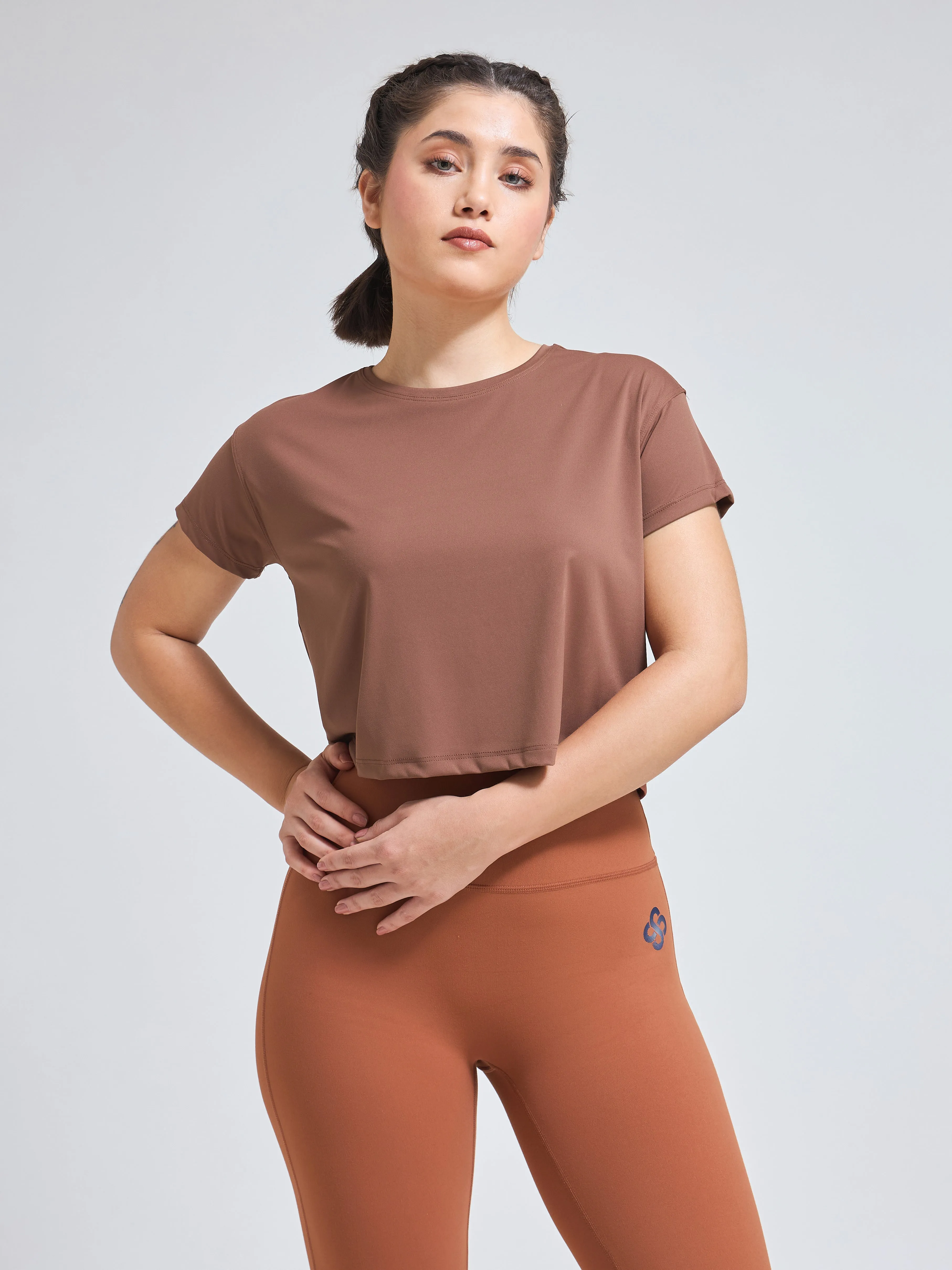 DryZone Minimalist oversized Crop Top