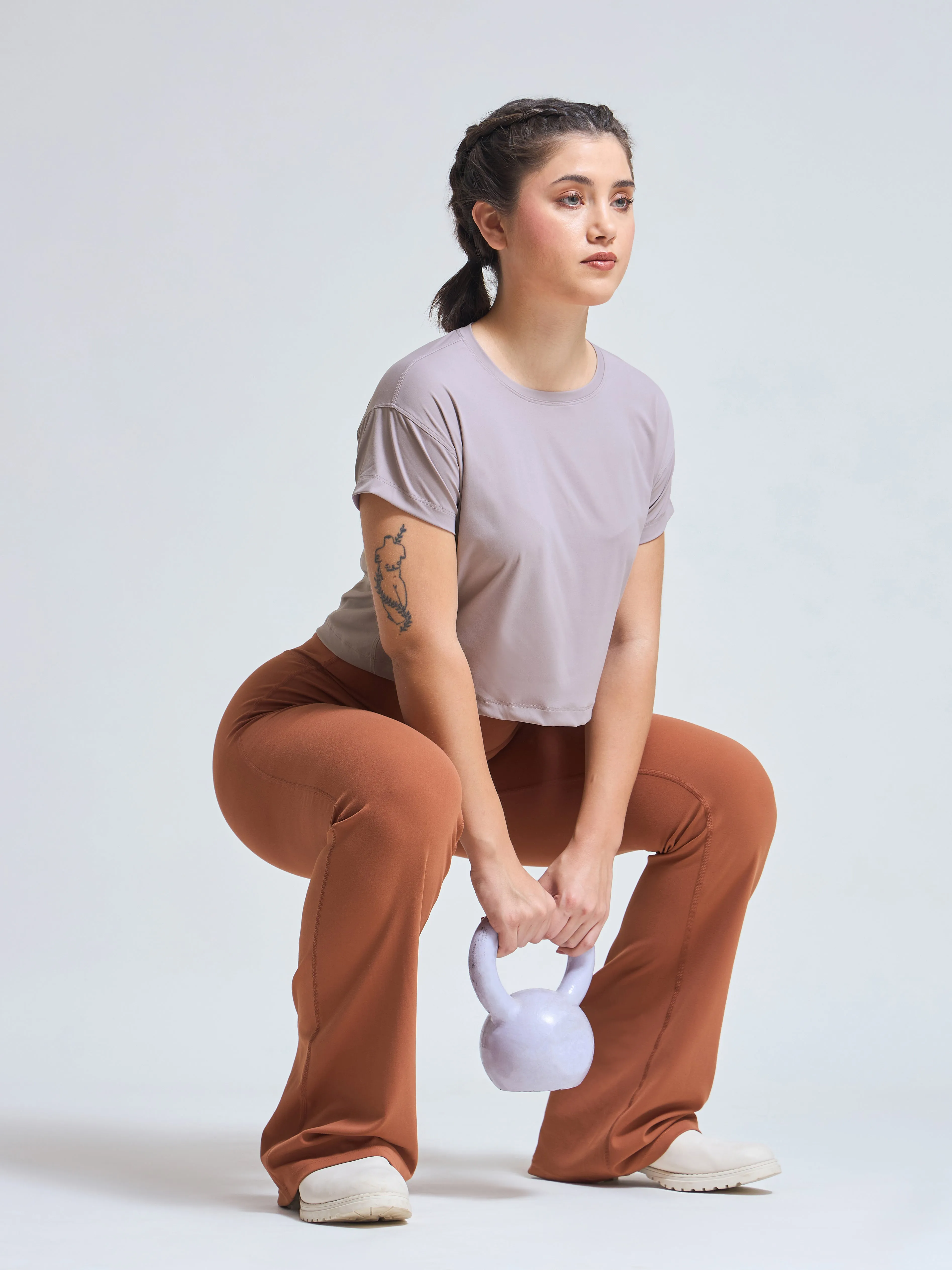 DryZone Minimalist oversized Crop Top