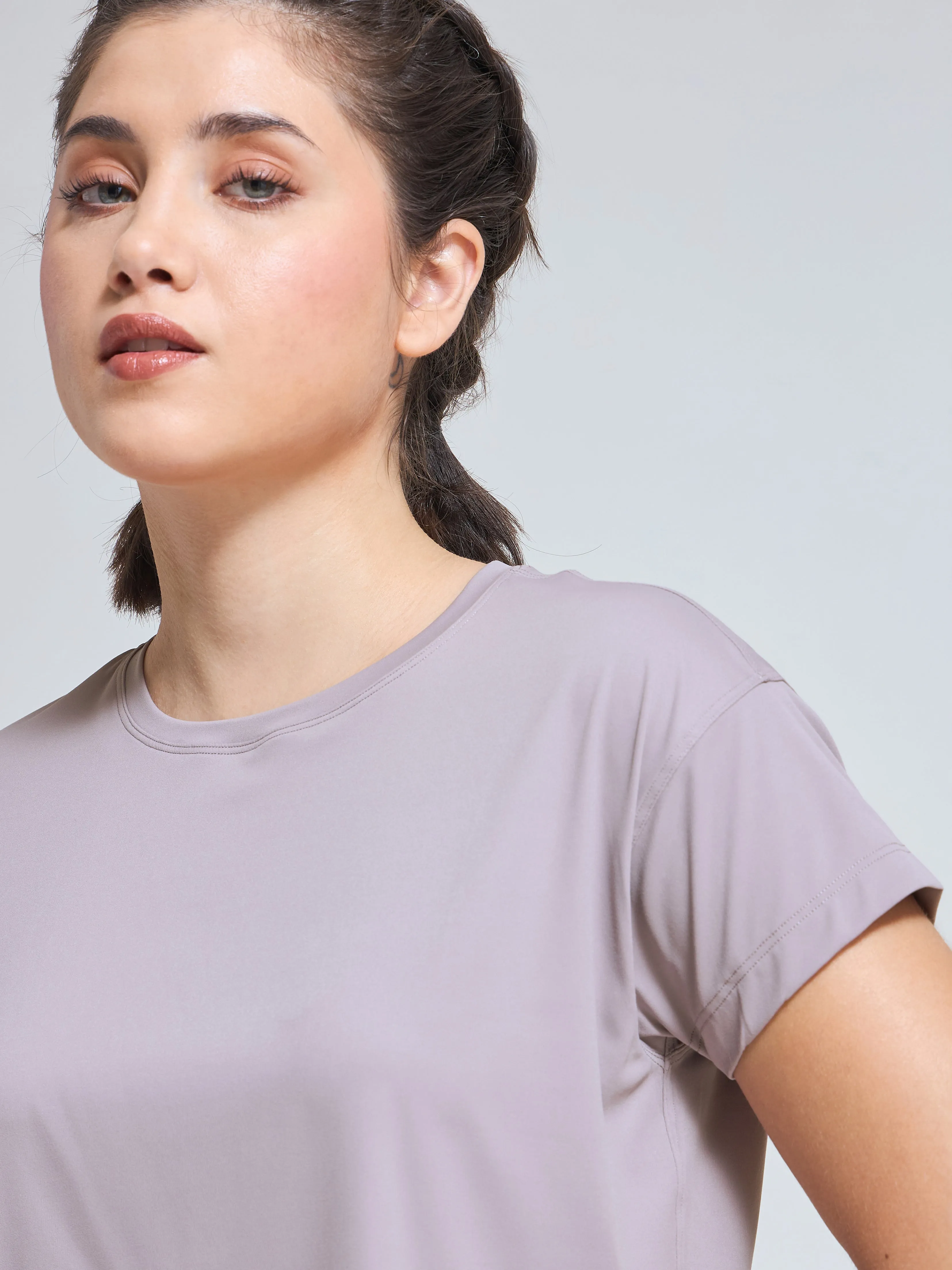 DryZone Minimalist oversized Crop Top