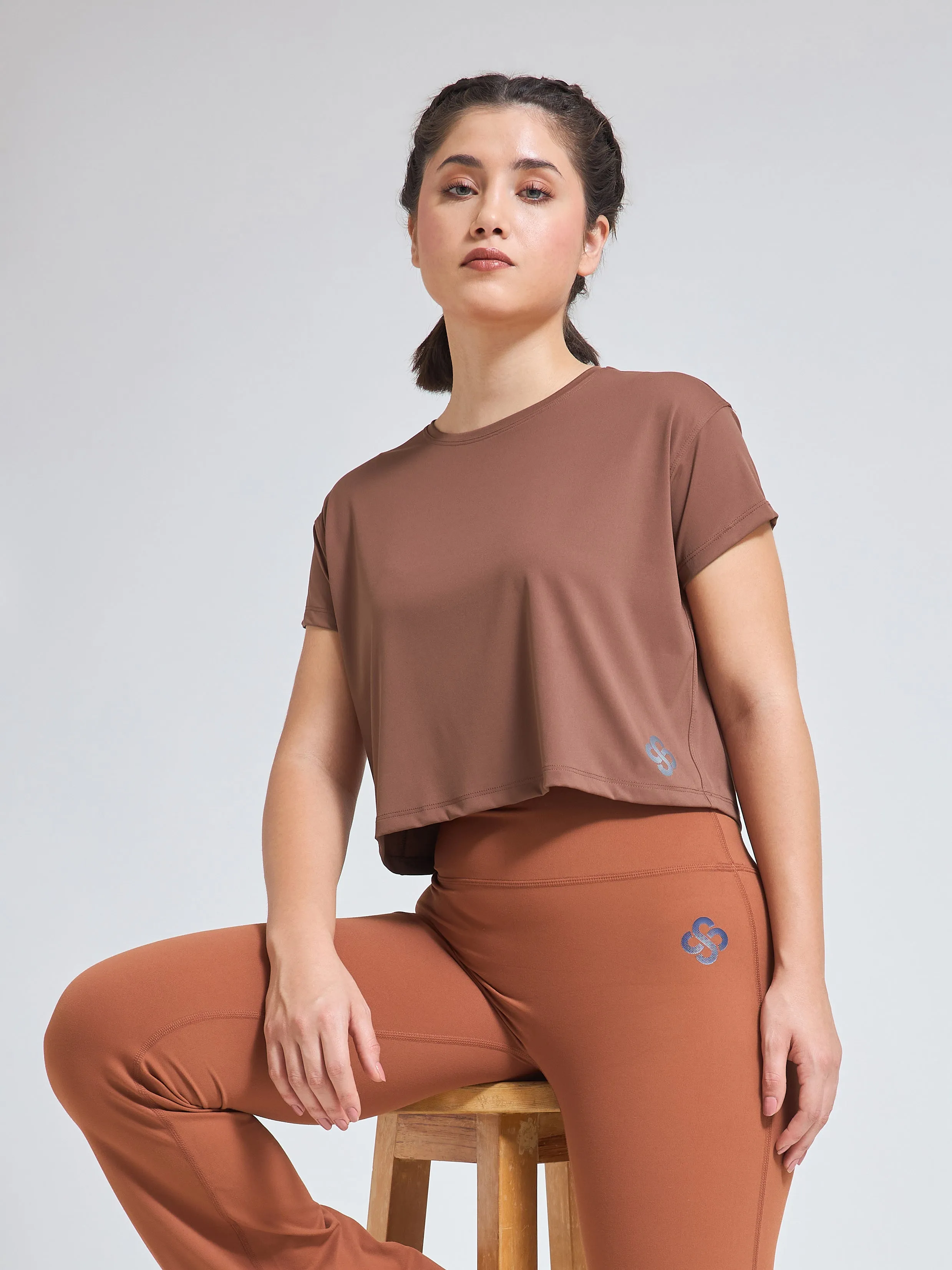 DryZone Minimalist oversized Crop Top