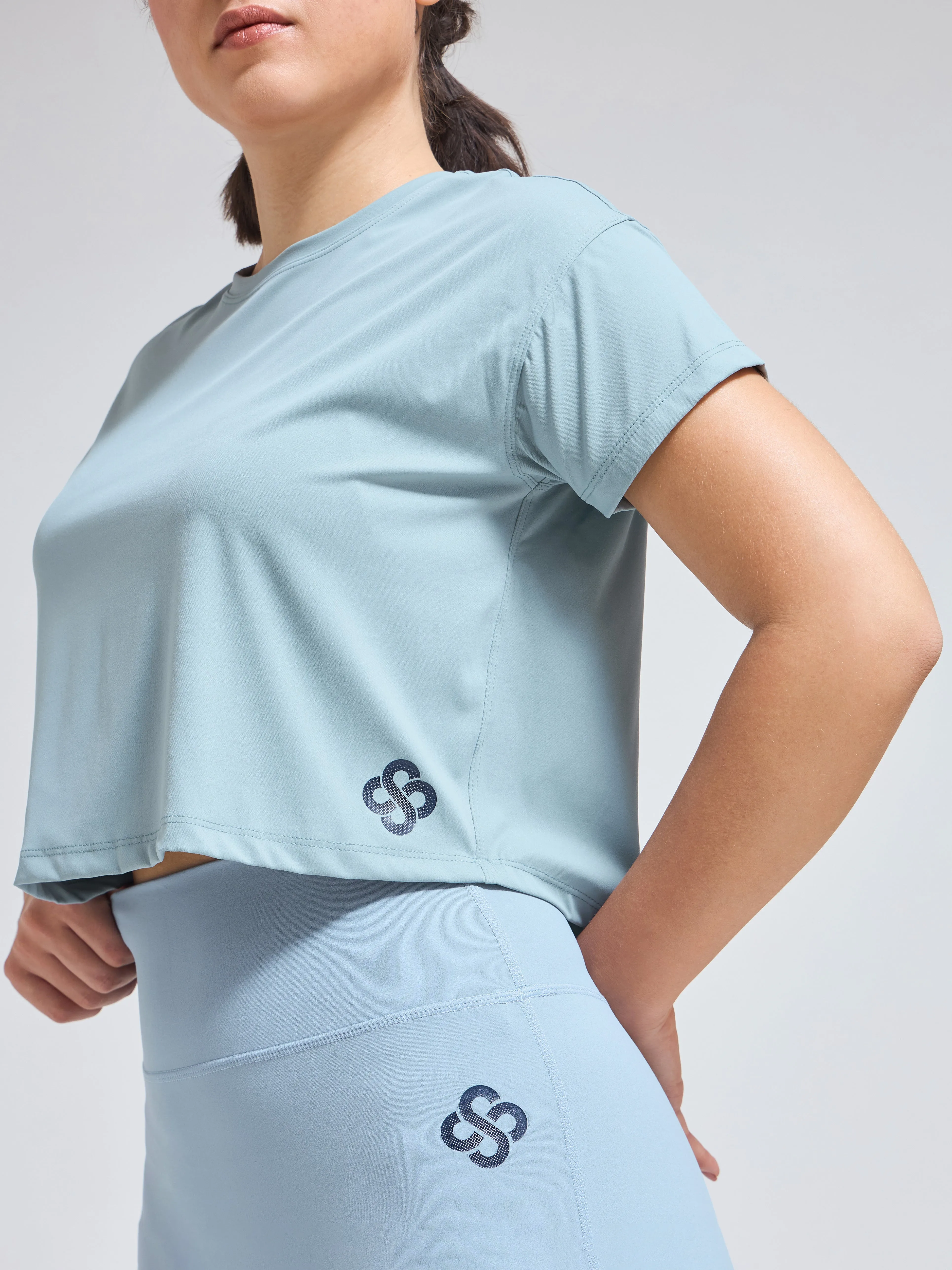DryZone Minimalist oversized Crop Top