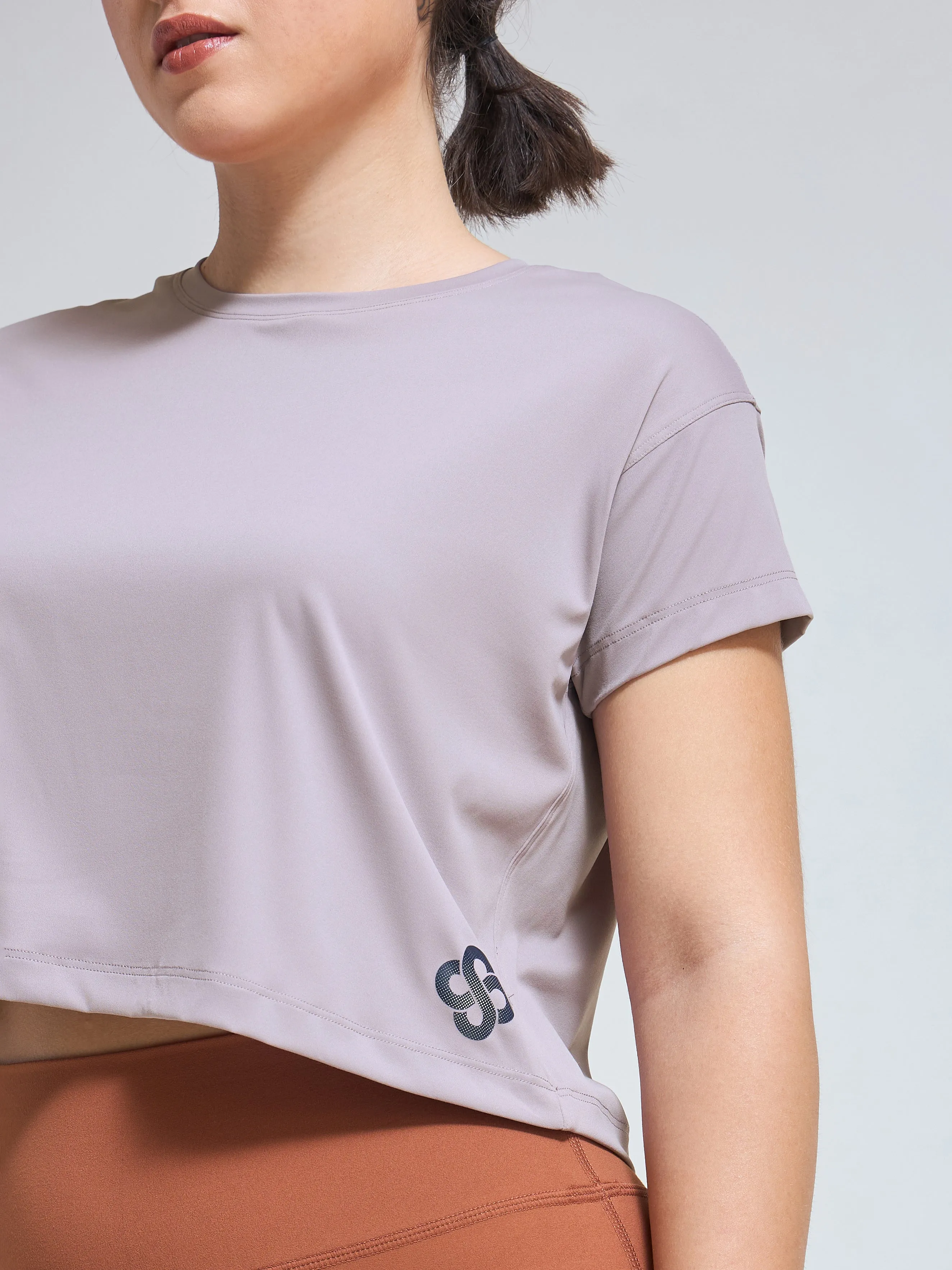 DryZone Minimalist oversized Crop Top