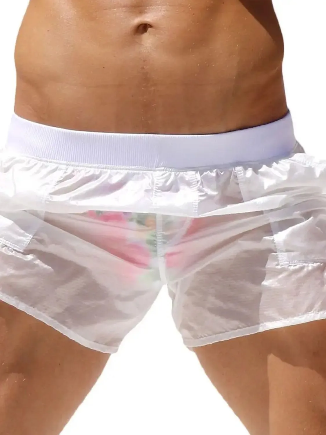 Elastische taille shorts voor heren