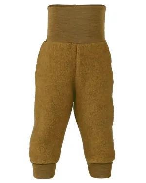 Engle wool fleece trousers - Saffron