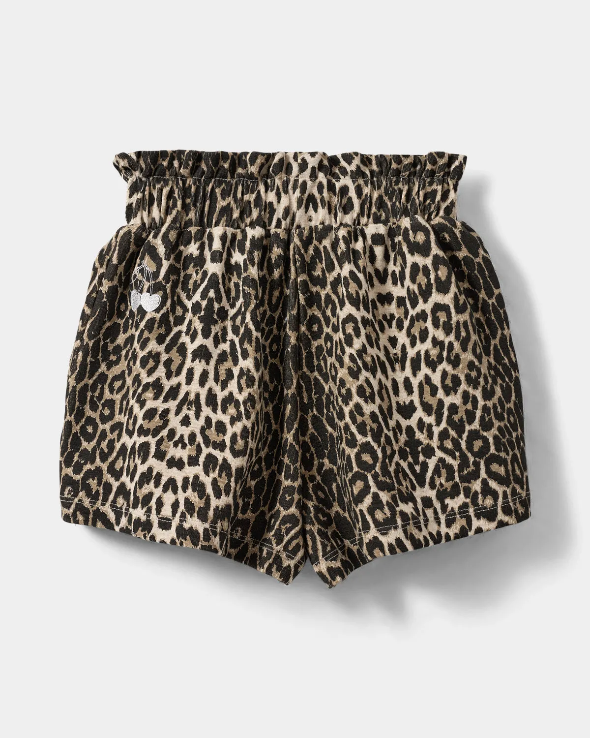 ESTRELLASK SHORTS - Light brown leopard