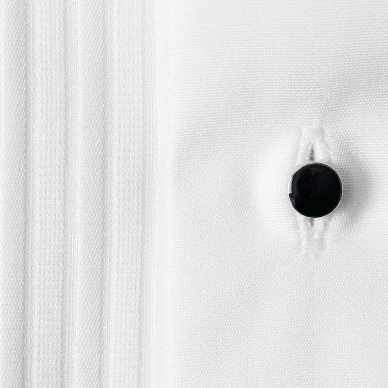 Eton Shirts | Plissé Black Tie Shirt (Contemporary Fit)