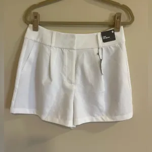 Express white trouser super high rise shorts​​​