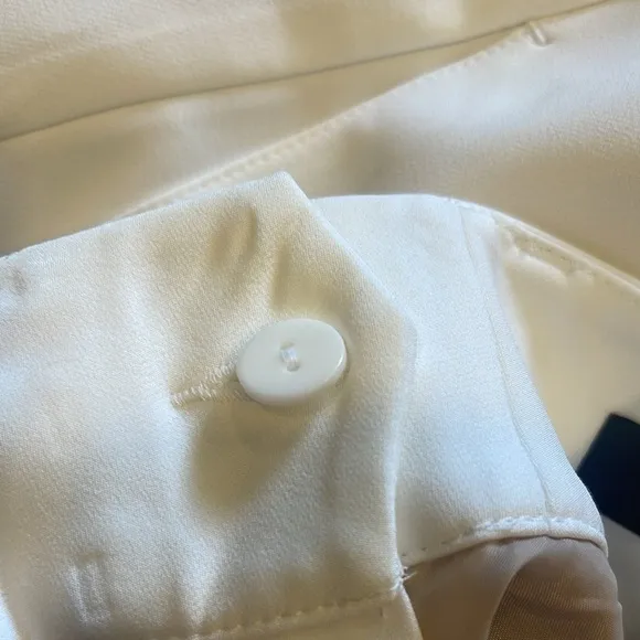 Express white trouser super high rise shorts​​​