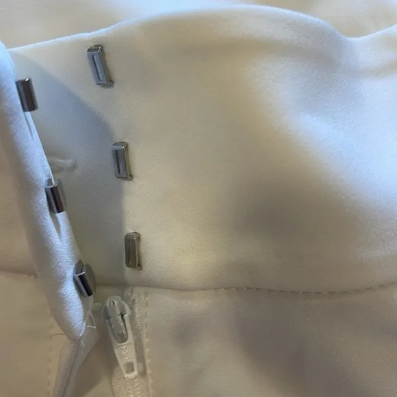 Express white trouser super high rise shorts​​​