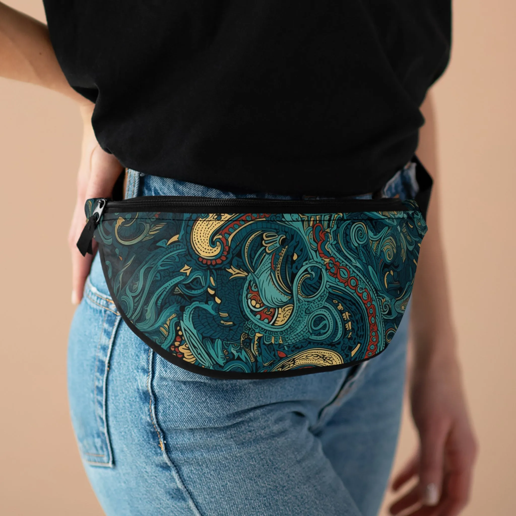 Fanny Pack/Bum Bag - Martine Trikonasana Paisley
