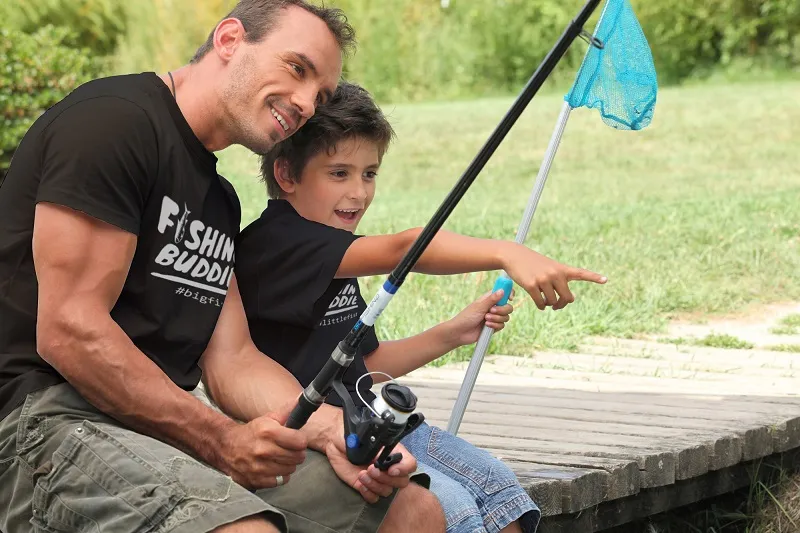 Father Son Matching Shirts Fishing Buddies