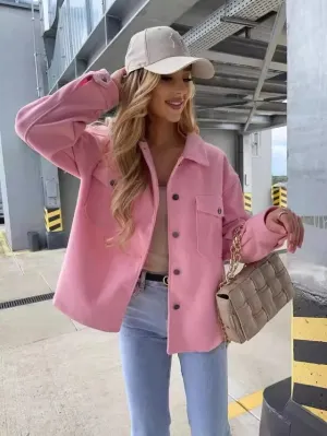 Faux Leather Shacket | Street Style Essential | Cool-Girl Approved