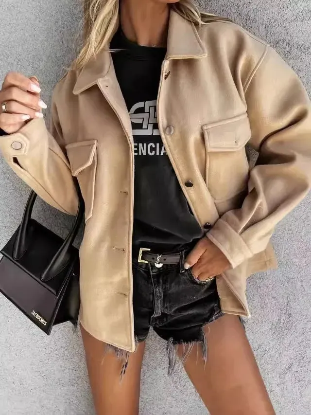 Faux Leather Shacket | Street Style Essential | Cool-Girl Approved