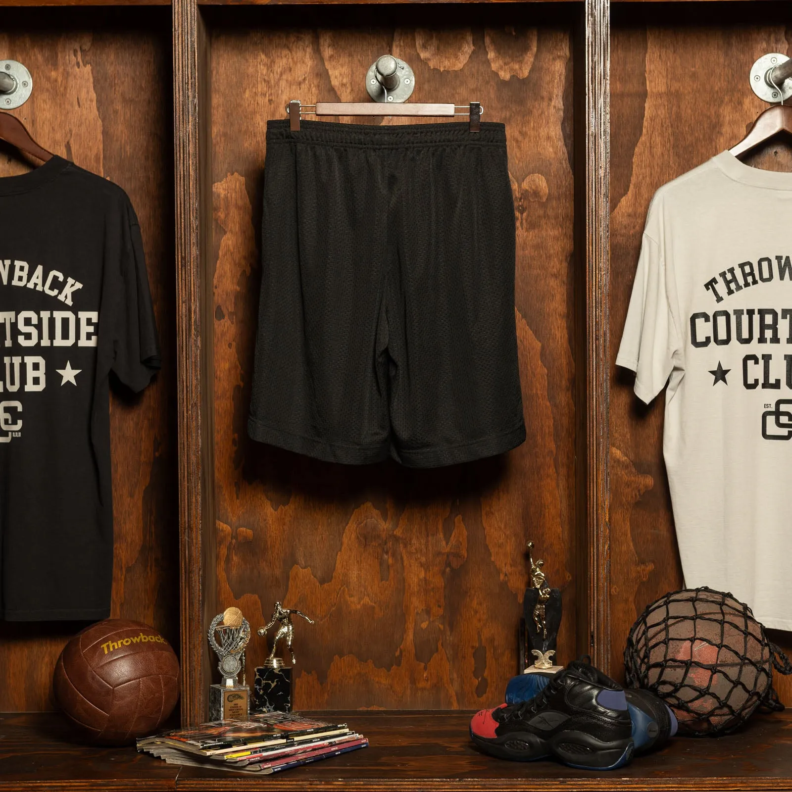 Fight Club Mesh Shorts - Black