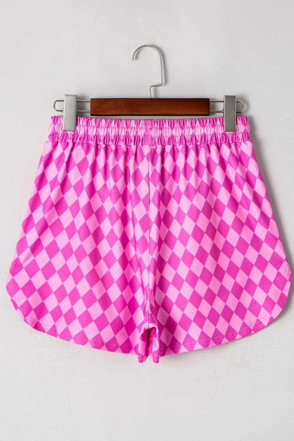 Geometric Print Active Casual Shorts with Slits