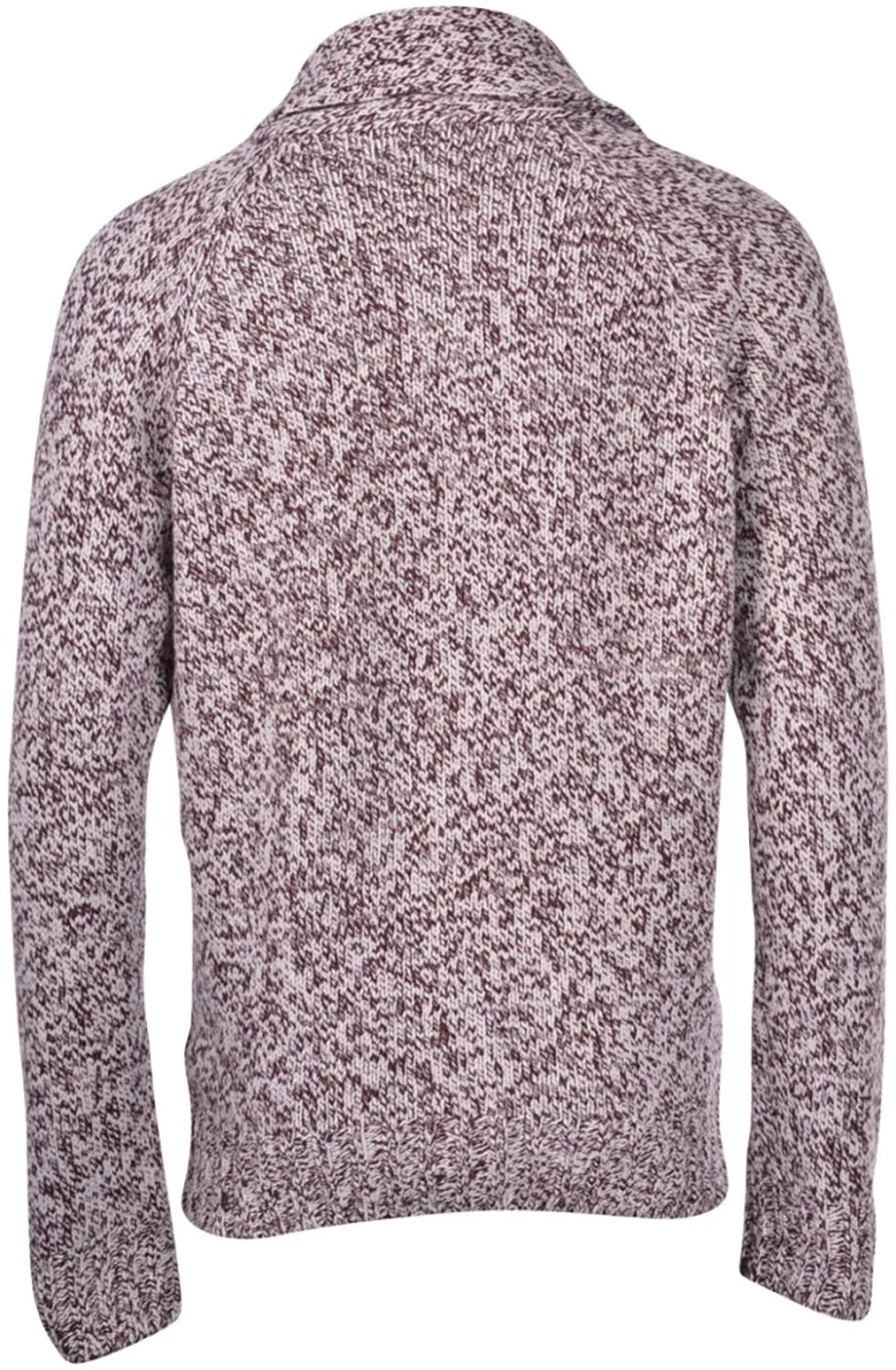 GRAN SASSO 100% ITALIAN WOOL SHAWL NECK MARLE CARDIGAN 10195