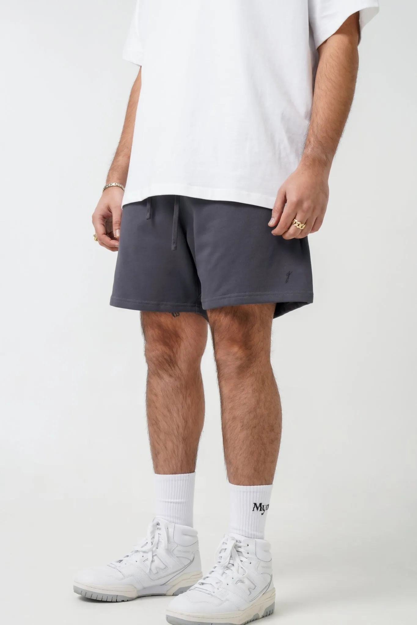 G'S DRAWSTRING SHORTS 'GREY'