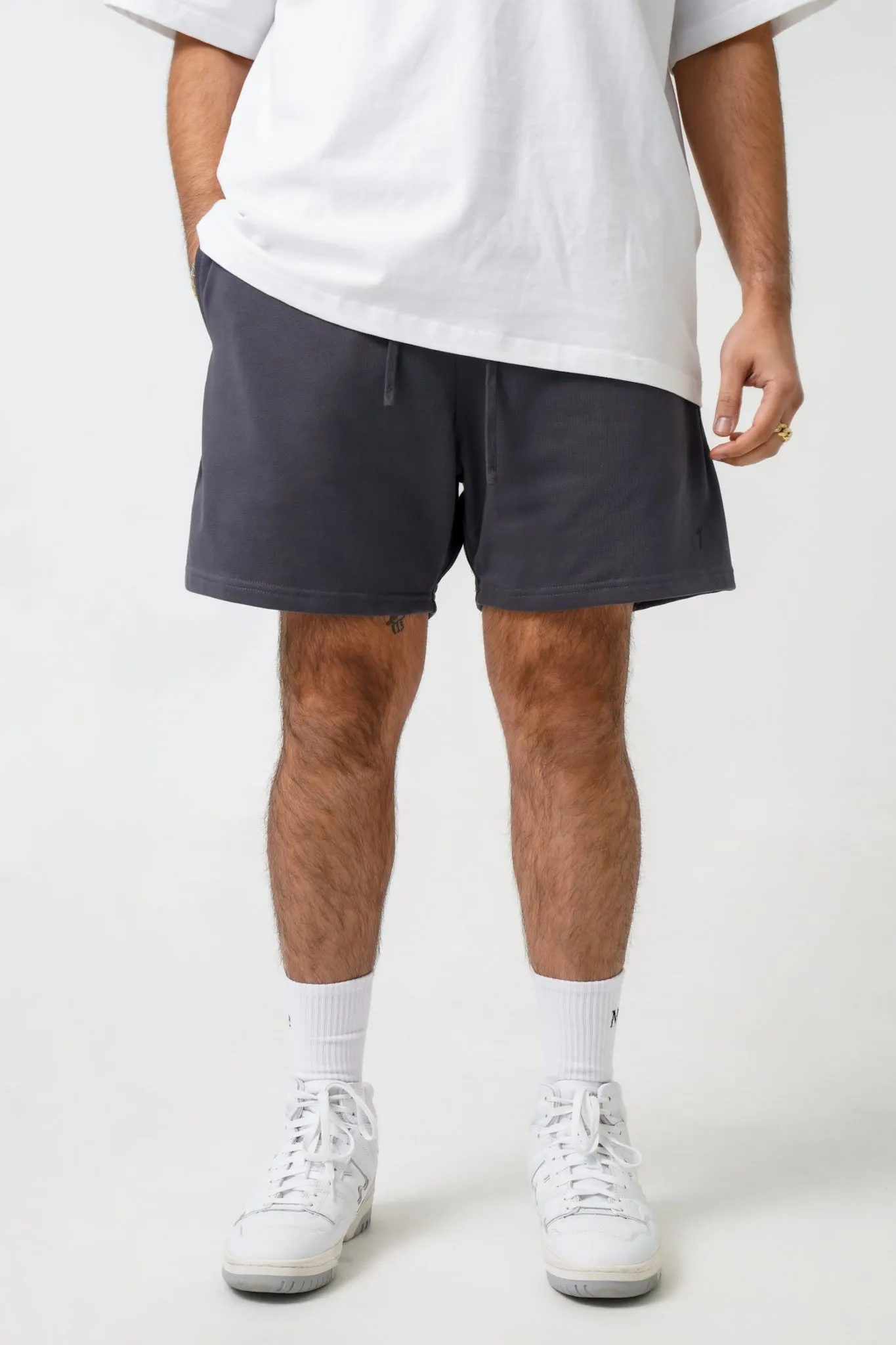 G'S DRAWSTRING SHORTS 'GREY'