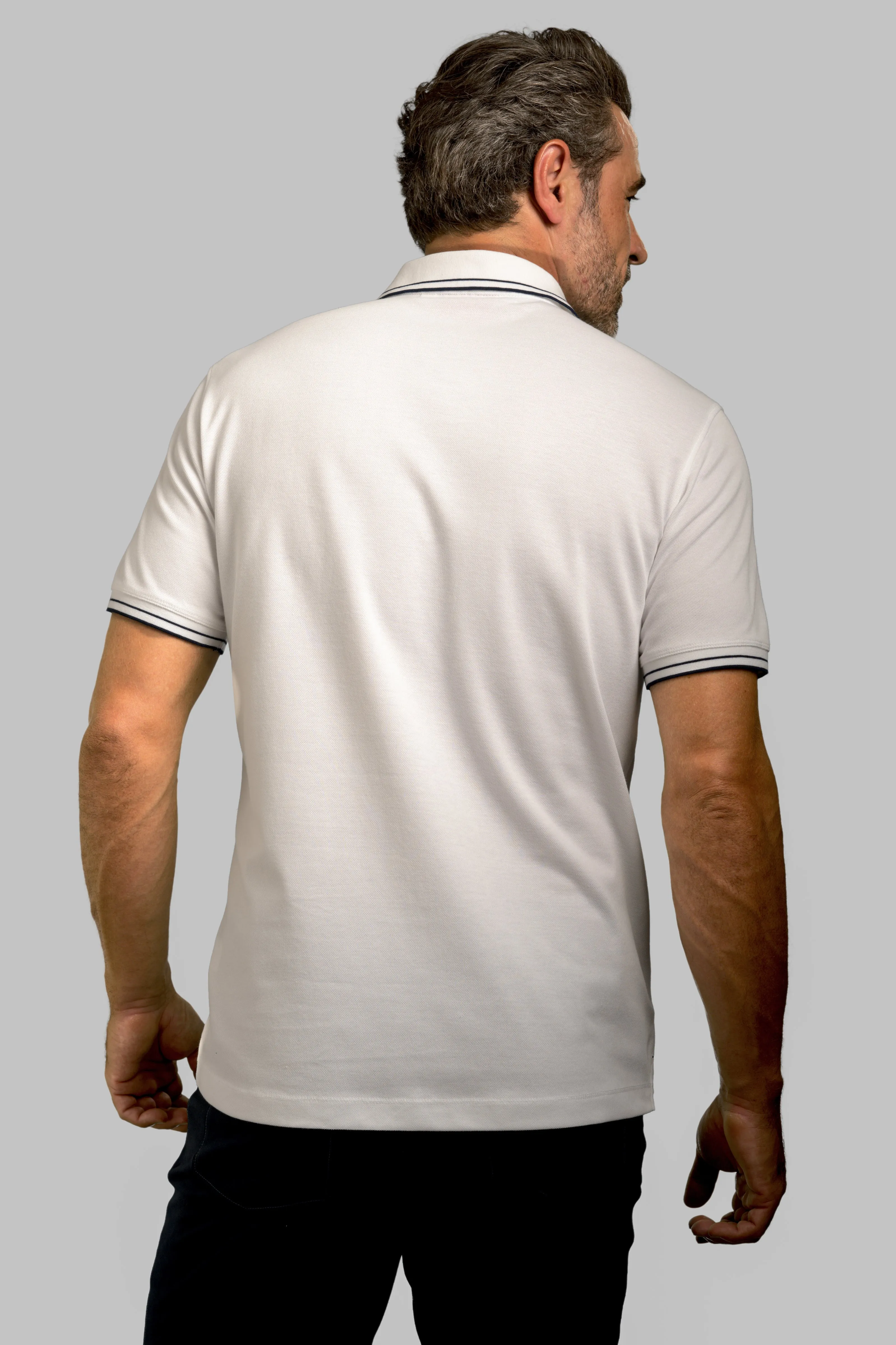 Happy Polo Shirt - White
