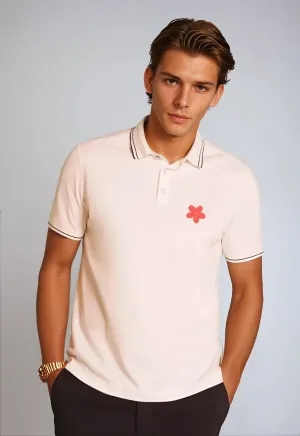 Happy Polo Shirt - White