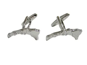Hawaii State Map Shape Cufflinks