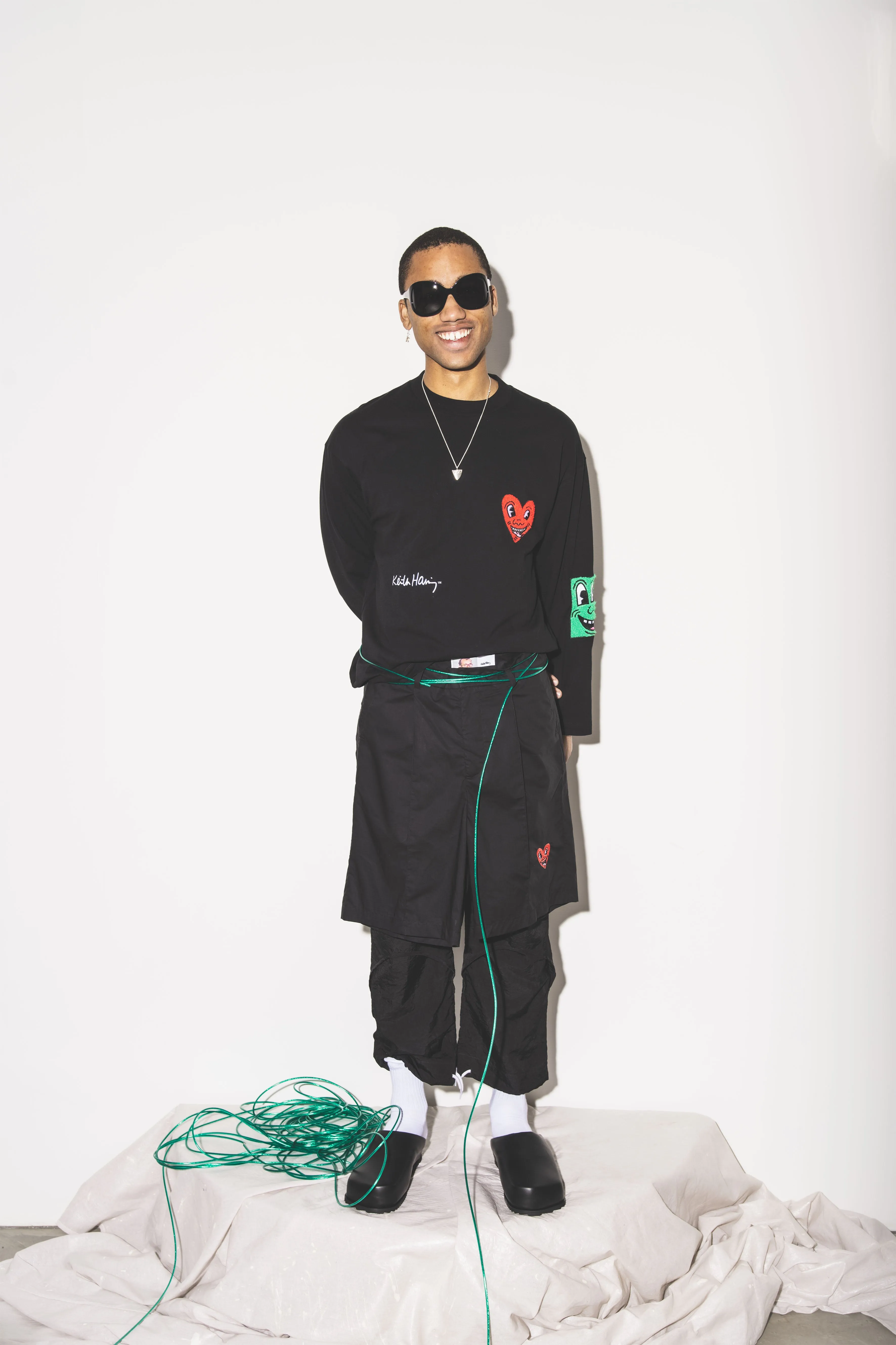 Heart Face Suit Shorts