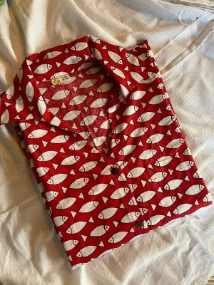 Klingaru Women Shirt - Red Fish