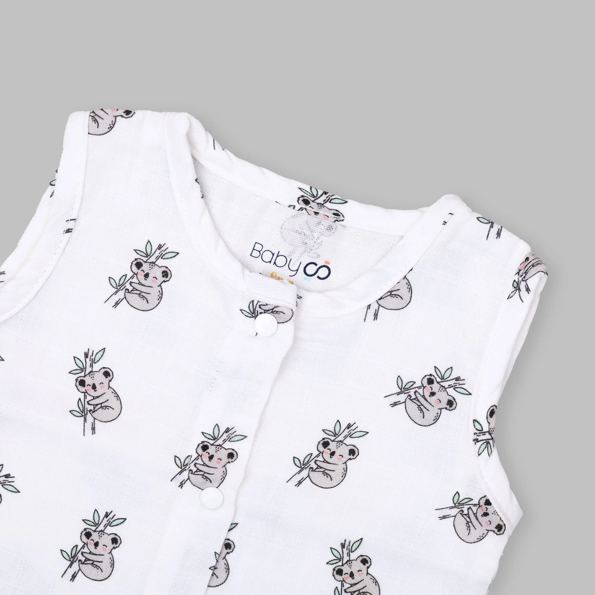Koala & Green Unisex Muslin Set