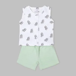 Koala & Green Unisex Muslin Set