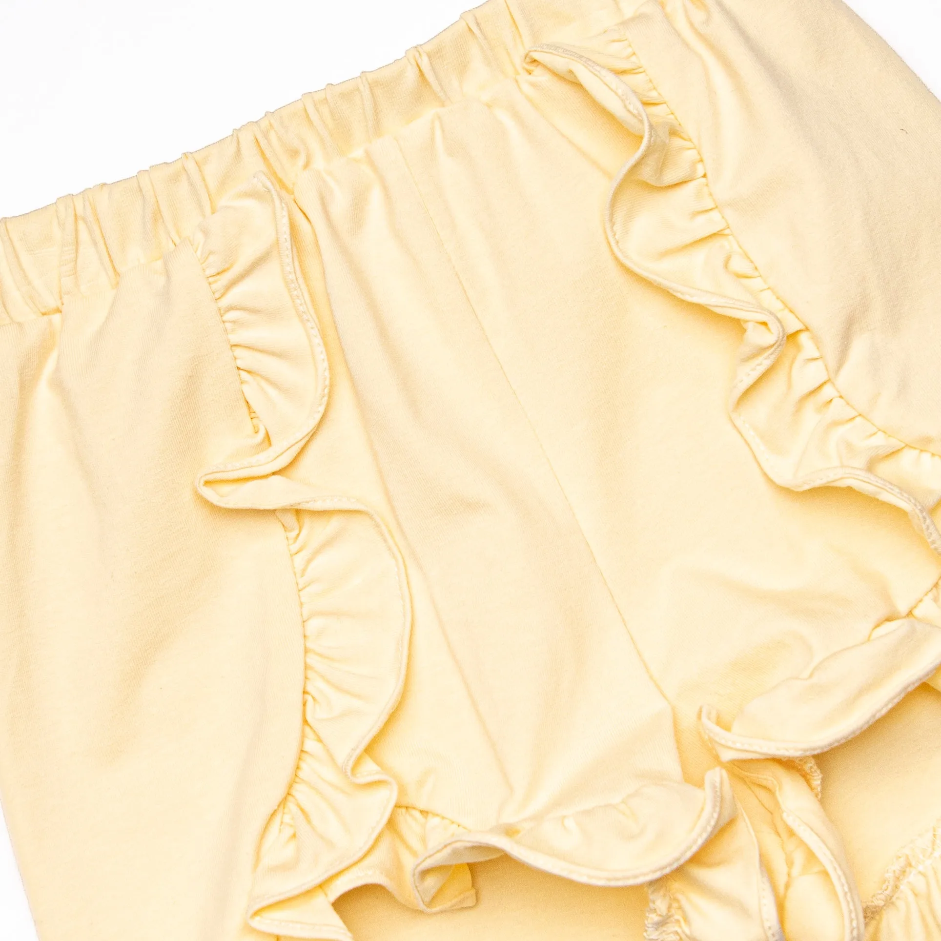 Laney Ruffle Short Set, Blue Stripe