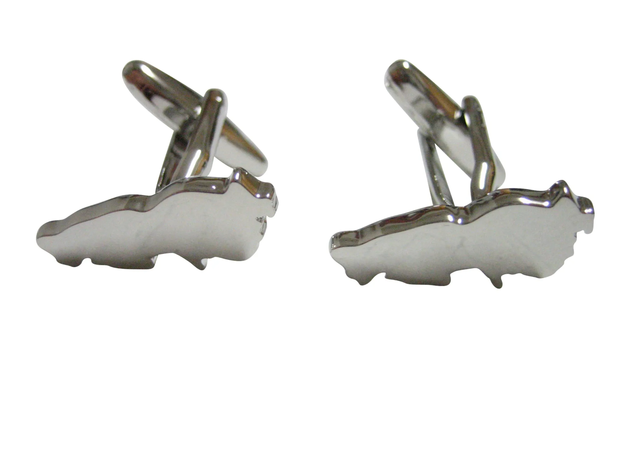Lebanon Map Shape Cufflinks