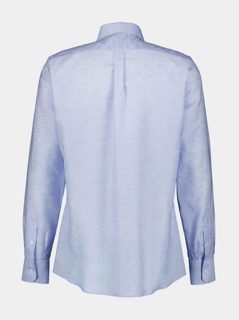 Light Blue Cotton Linen Shirt