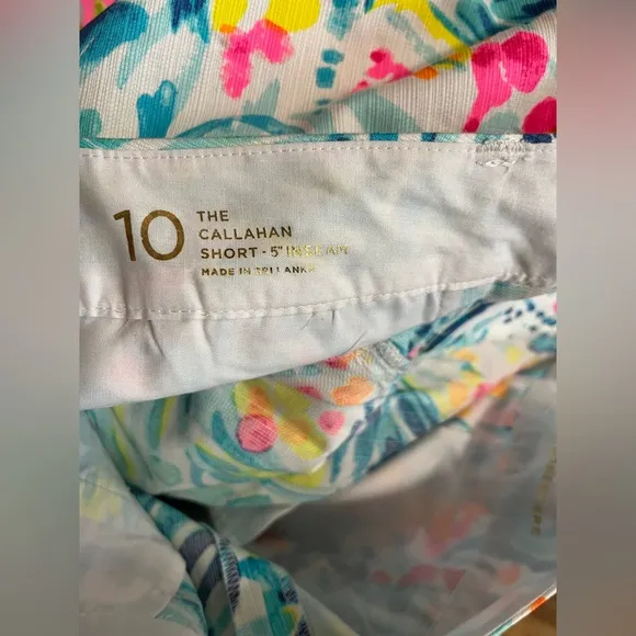 Lilly Pulitzer Callahan Tropical Print Shorts 10