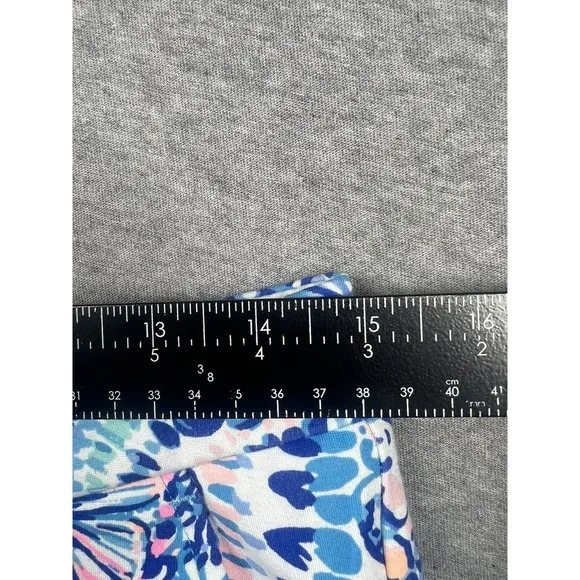 Lilly Pulitzer Shorts Darci Blue Grotto Commotion‎ In The Ocean 00 Measures 30