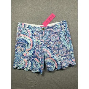 Lilly Pulitzer Shorts Darci Blue Grotto Commotion‎ In The Ocean 00 Measures 30