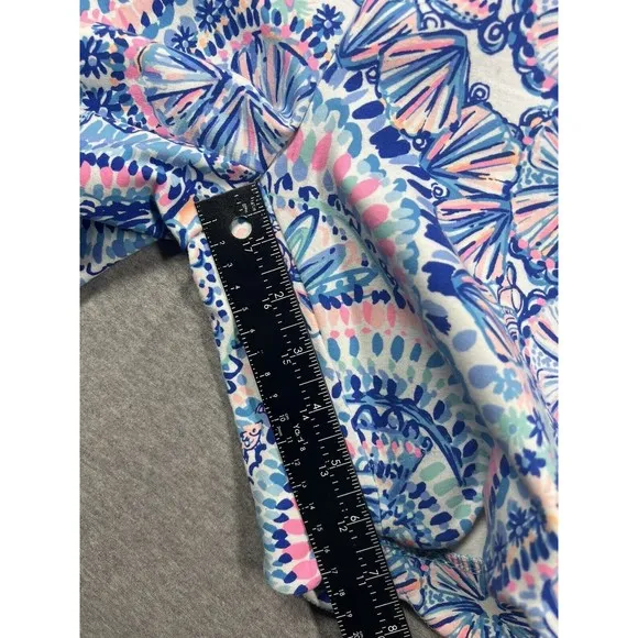 Lilly Pulitzer Shorts Darci Blue Grotto Commotion‎ In The Ocean 00 Measures 30