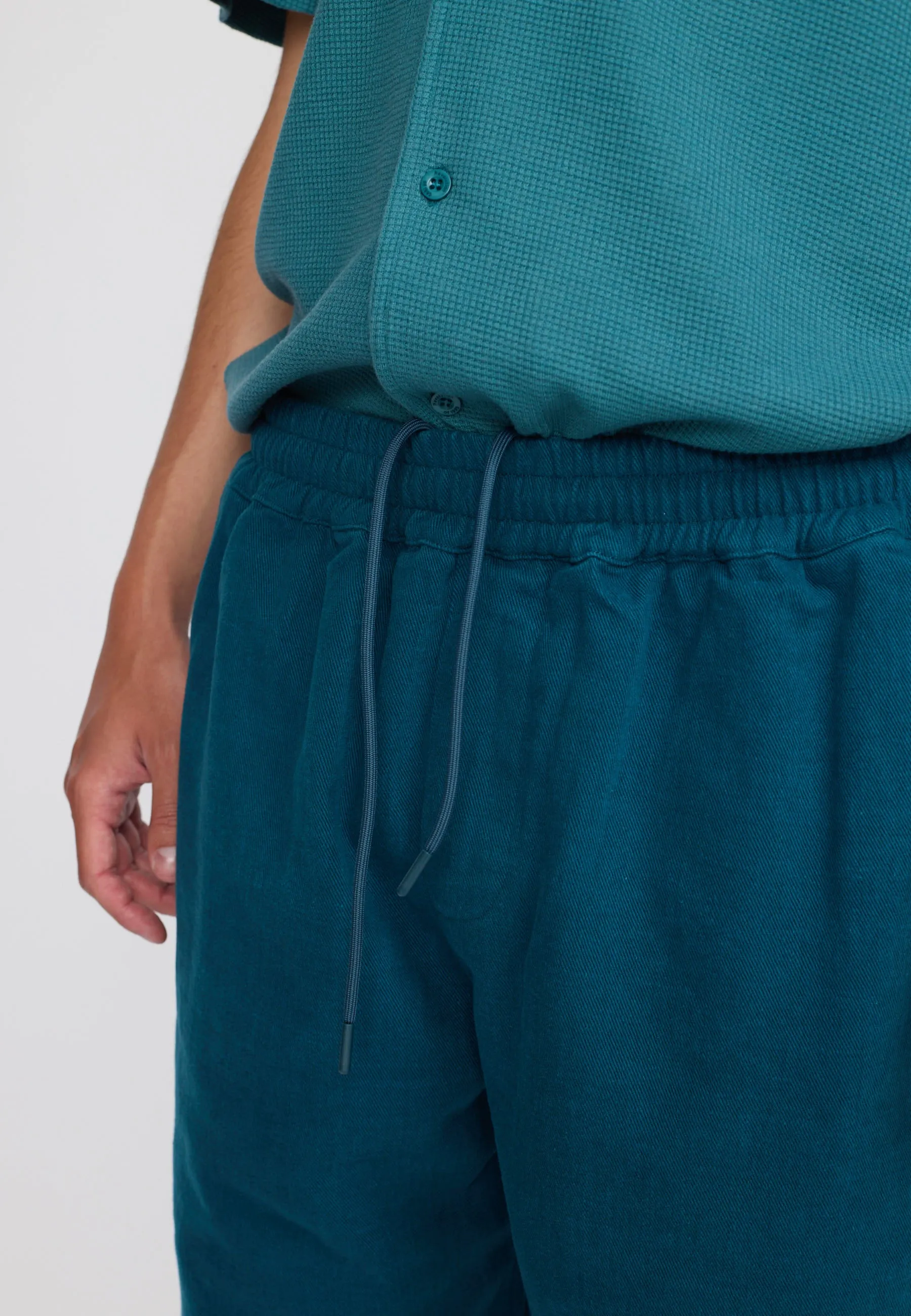 Long Casual Shorts / 4054 - Petrol
