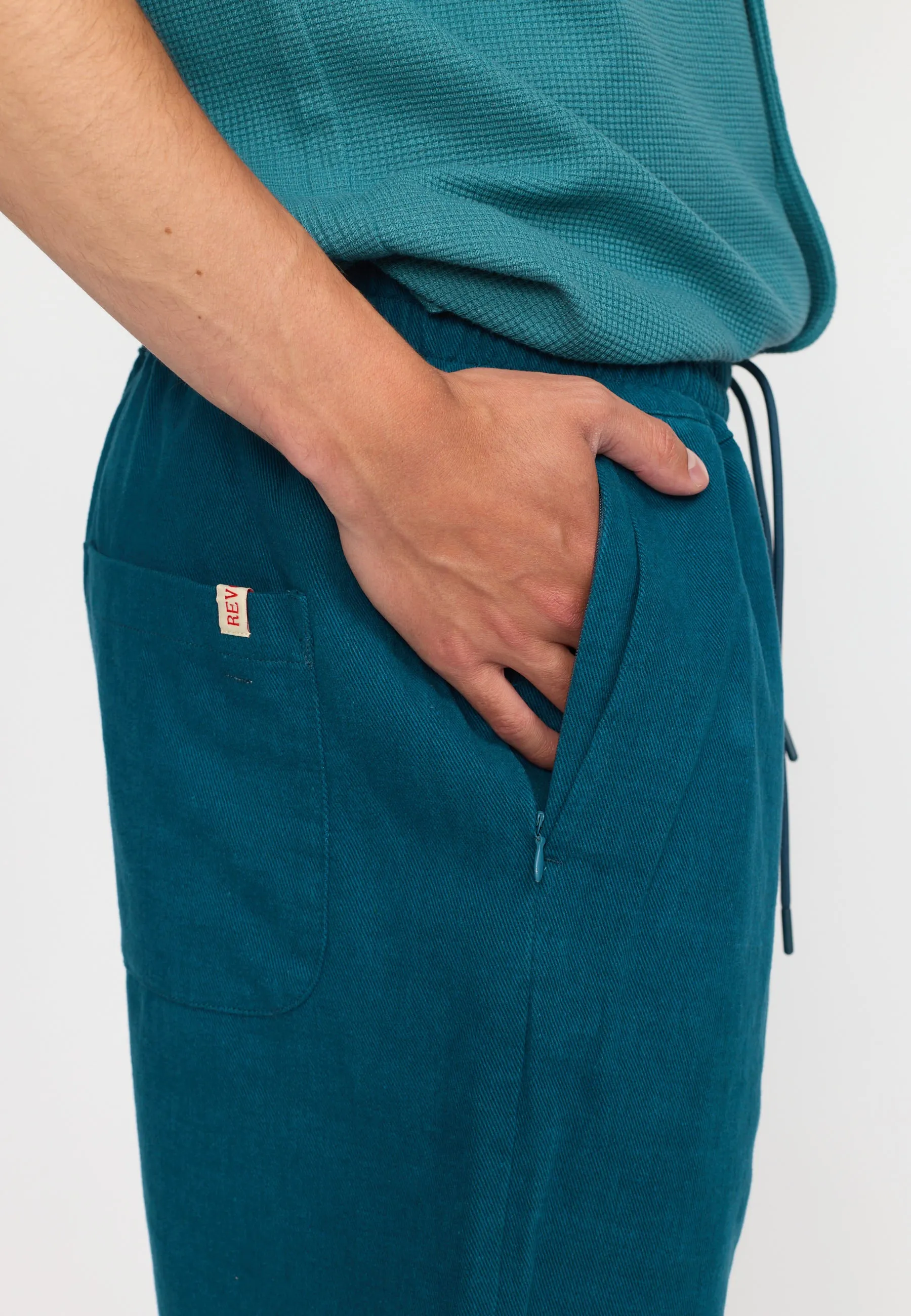 Long Casual Shorts / 4054 - Petrol