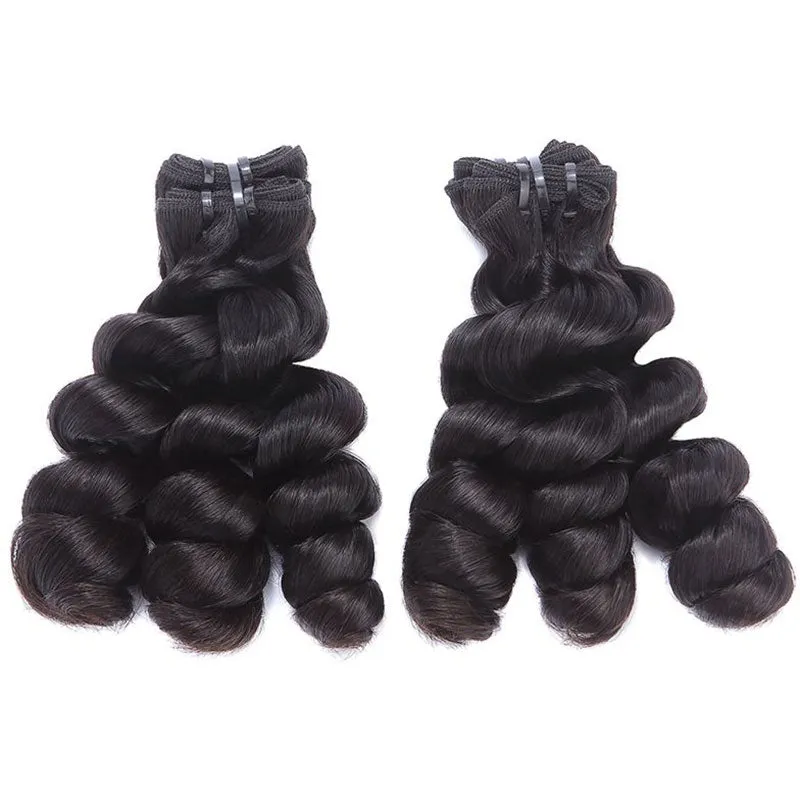 Loose Wave 5x5 Closure with 3 Human Hair Weave Bundles 100% Unprocessed Virgin Hair