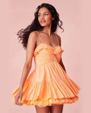 LoveShackFancy | Linny Mini Dress | Orange