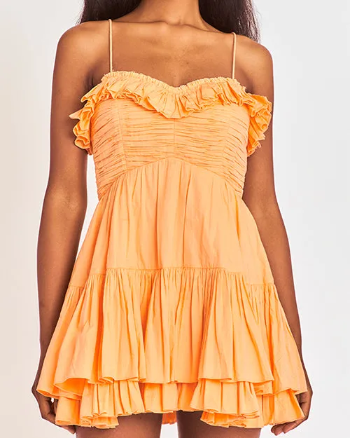 LoveShackFancy | Linny Mini Dress | Orange