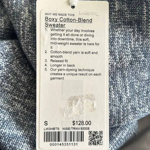 Lululemon Boxy Cotton-Blend Crewneck