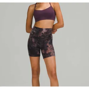 Lululemon Diamond Dye Graphit Gray Peach Pastel Align High-Rise Shorts 2